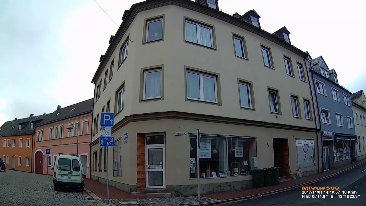 D: Stadt Waldsassen. Landkreis Tirschenreuth. Kleine Rundfahrt durch den Ort. November 2017