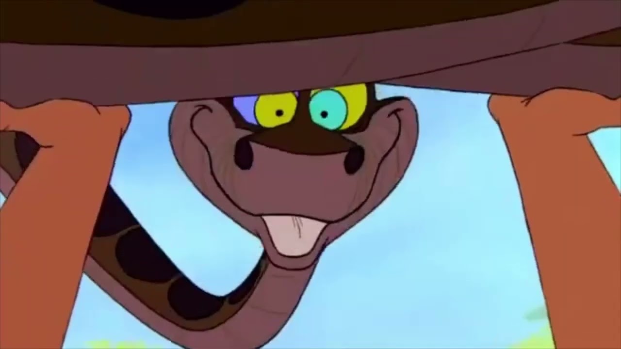 Kaa and Mowgli Edit - Kaa wears down Mowgli