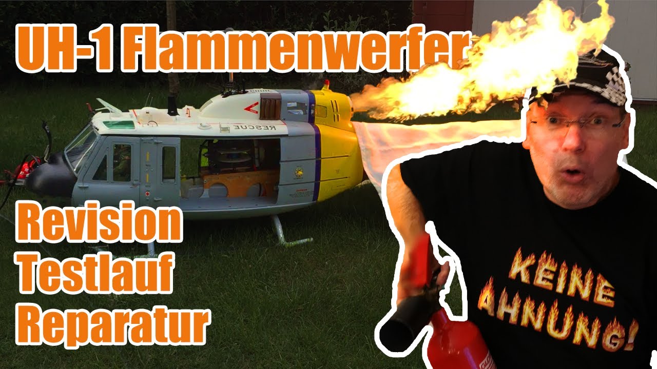 Turbinenbrand bei Funktionstest BELL UH-1 [1:6] -Revision-Testlauf-Ursache-Reparatur