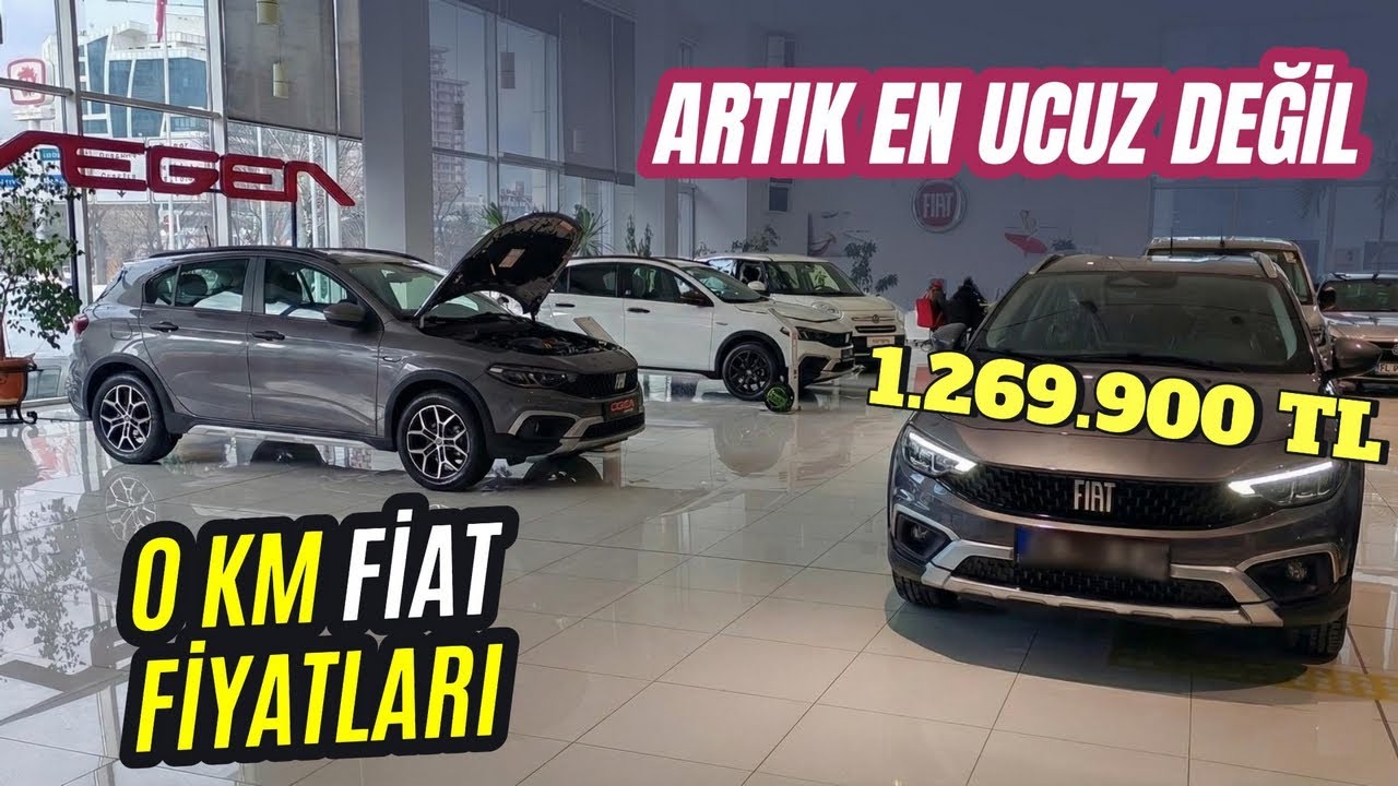 1.269.900 TL'YE 0 KM EGEA CROSS | 2026 Model Sıfır Km Fiat Egea ve Egea Cross Fiyatları | Ocak 2026