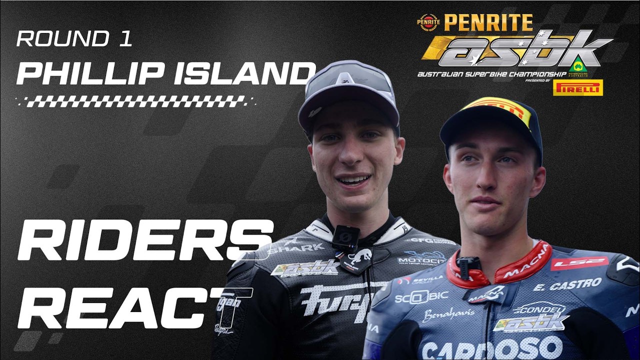 ASBK 2026 Round 1 - Riders React