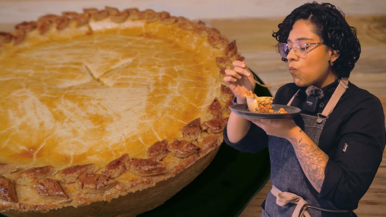 🥮 PAY de ATÚN a la vizcaína (mi estilo) - Receta con masa quebrada | FonQui