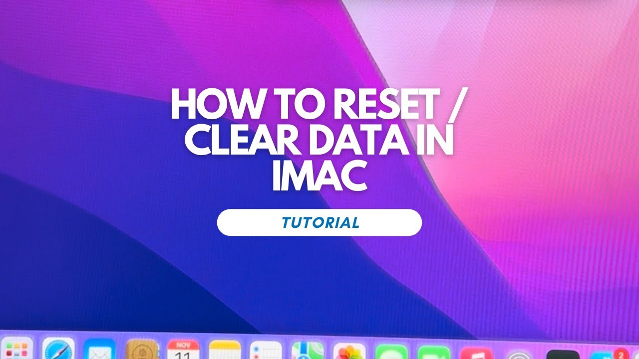 How to reset tour iMac before you sell it #imac #imacreset #resetimac #cleardata #clearstorage