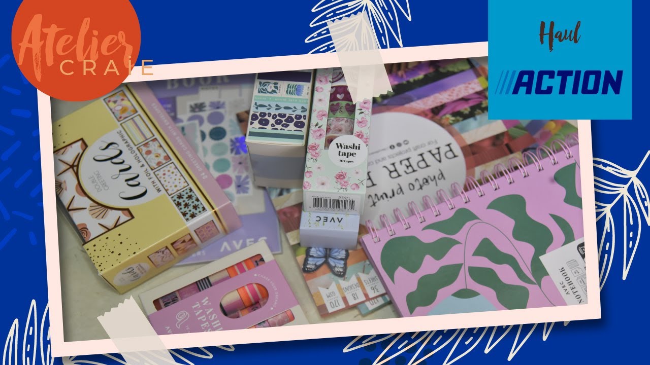 Haul ACTION | Des belles nouveautés | Papiers et Washis