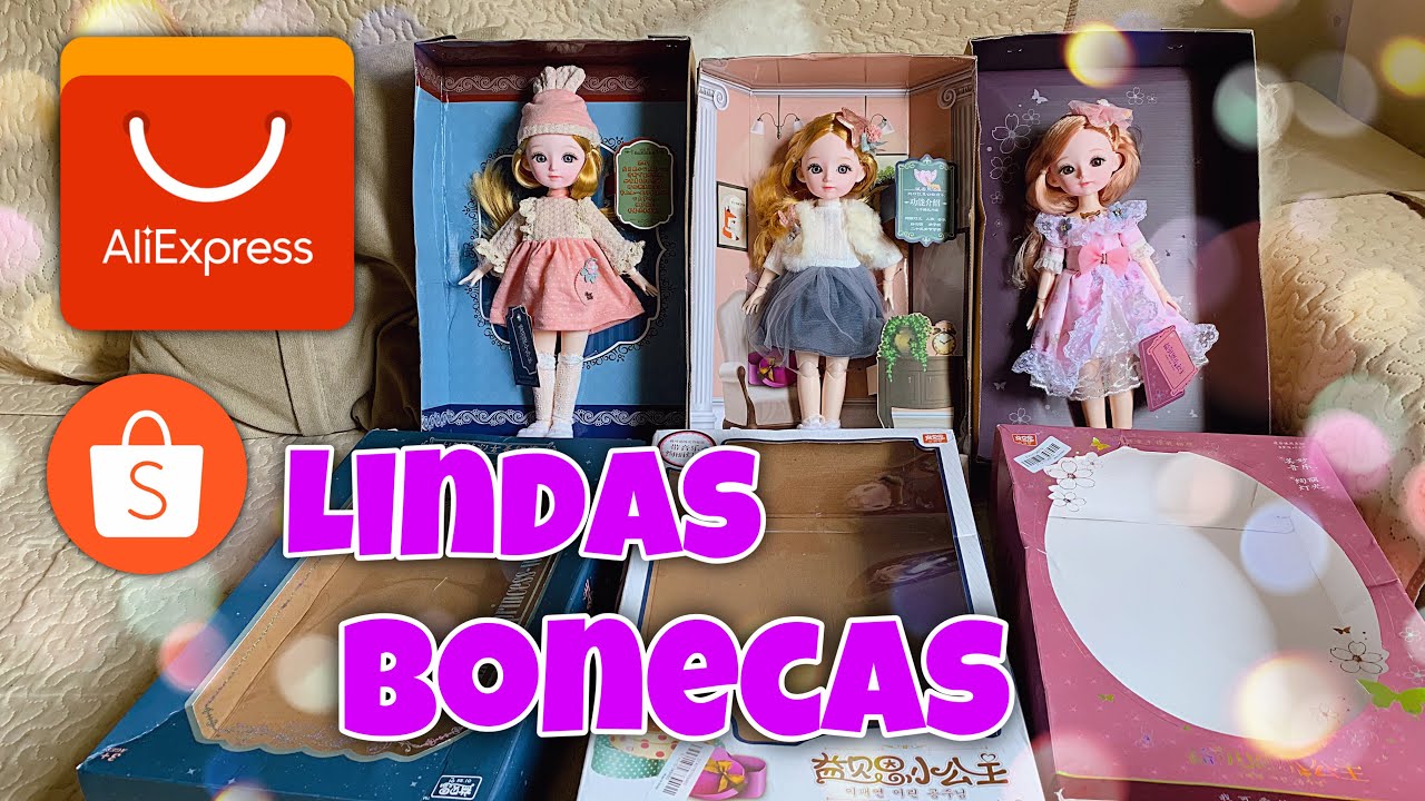 Comprei 3 Bonecas BJD no AliExpress/ Shopee