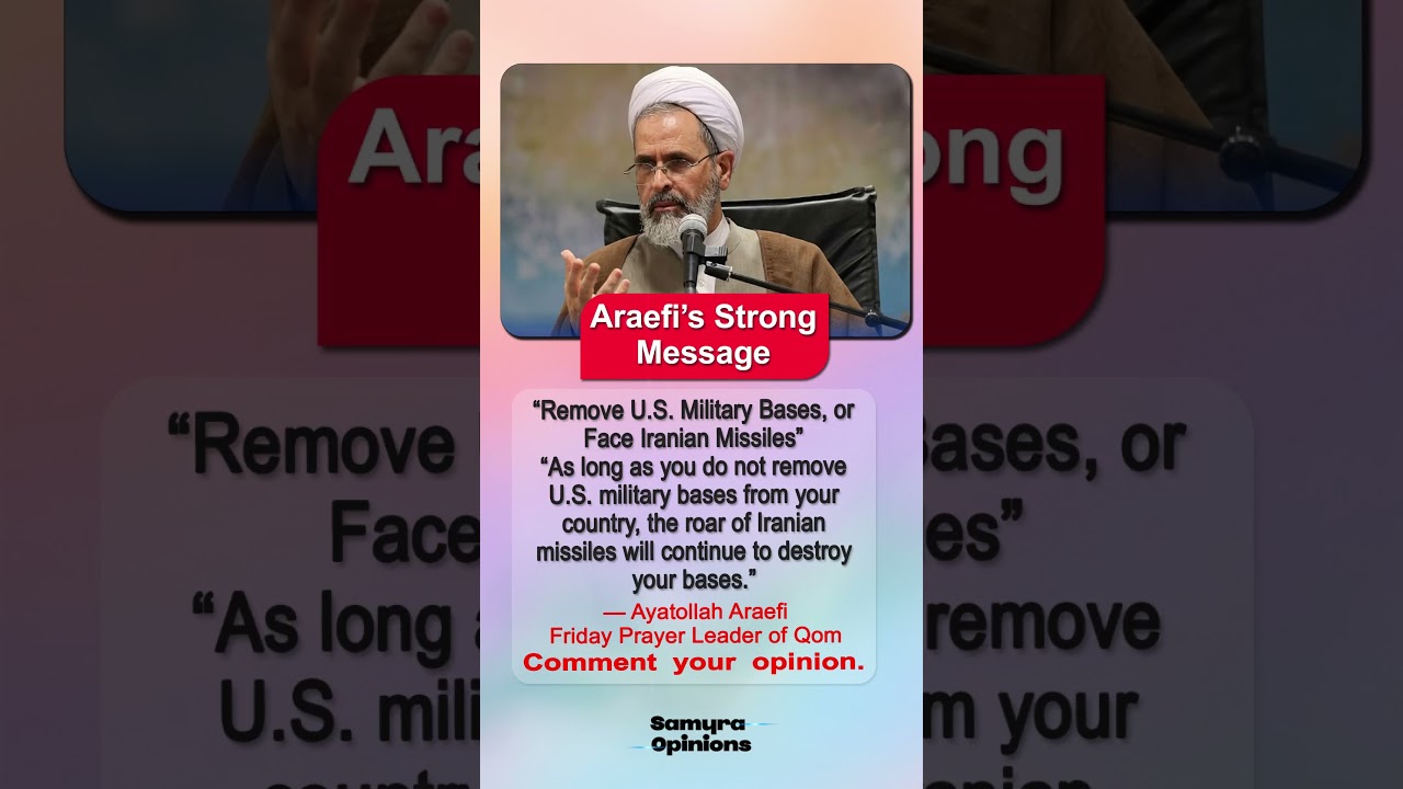Iran Warns Regional Countries Over U.S. Military Bases #shorts