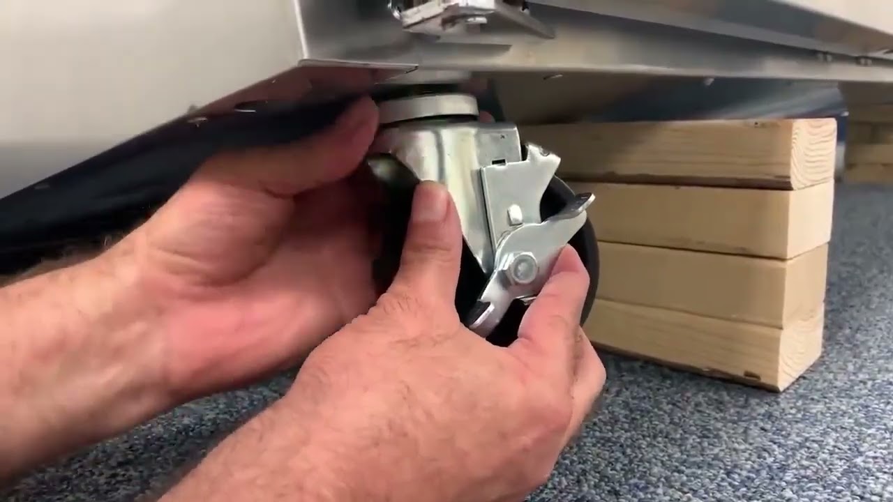 Installing Casters and Legs on Continental units