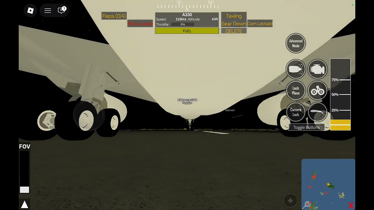 Smooth takeoff and landing 