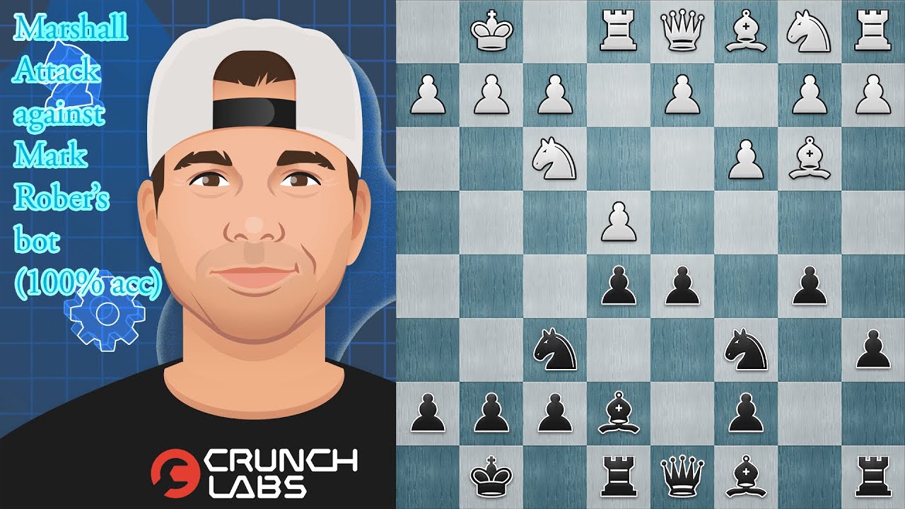 I PLAYED MARSHALL ATTACK AGAINST MARK ROBER'S BOT (100% ACCURACY)