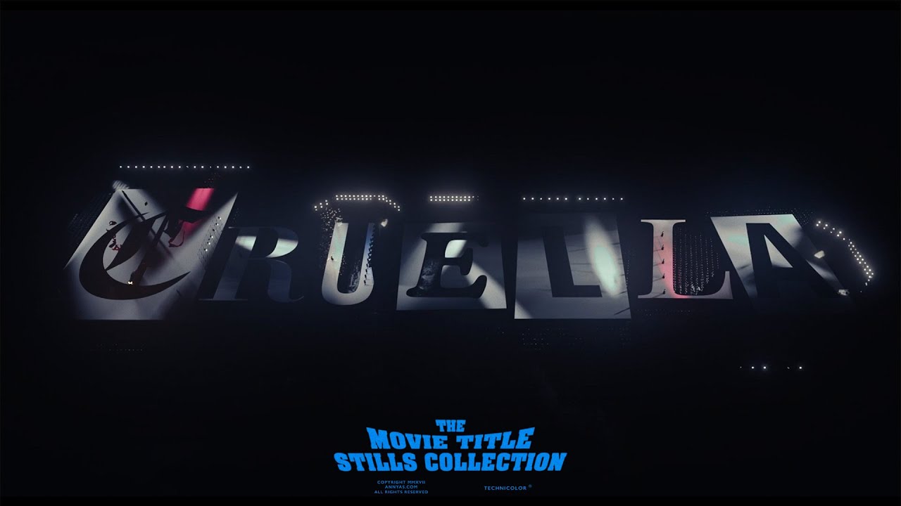 Cruella (2021) main-on-end title sequence