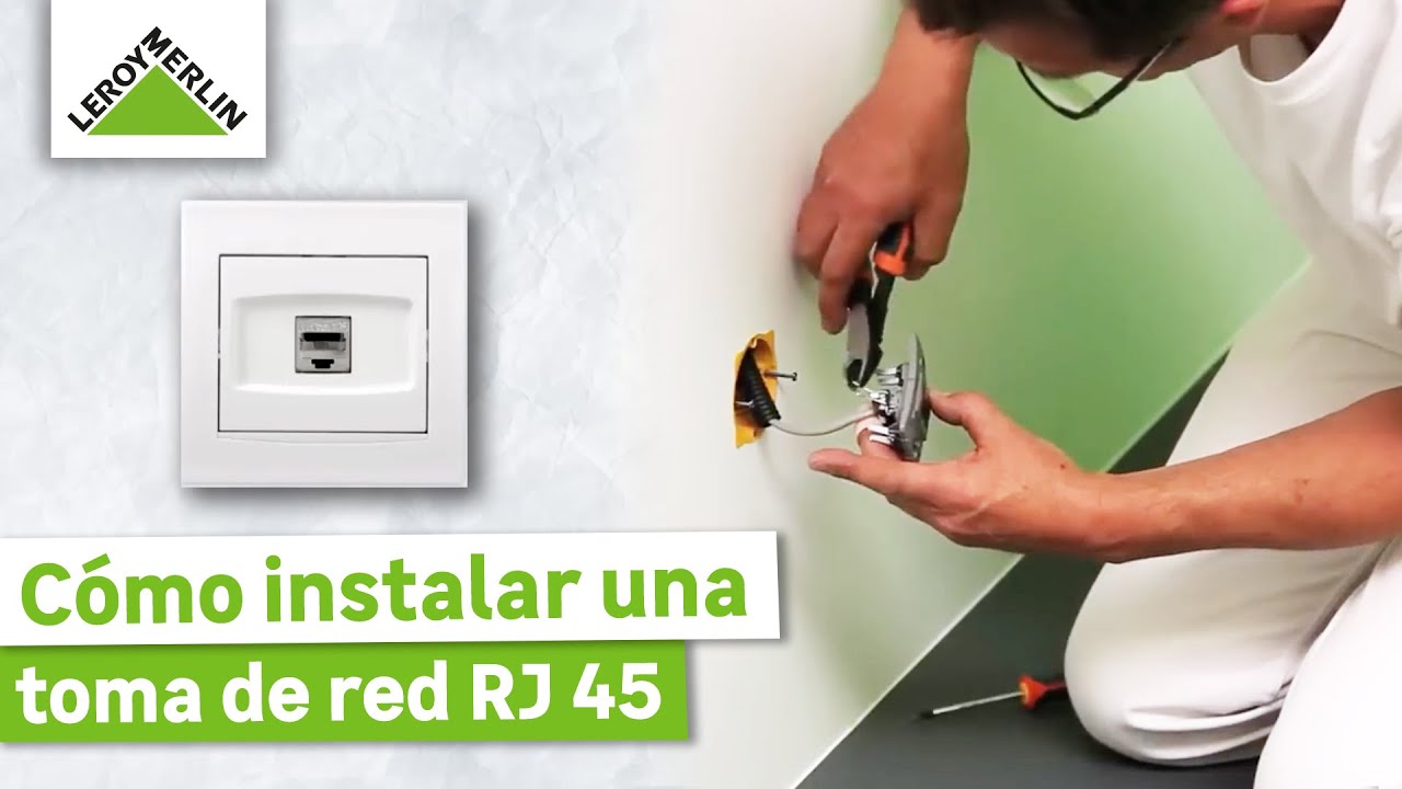 C&oacute;mo instalar una toma de red RJ 45 | LEROY MERLIN