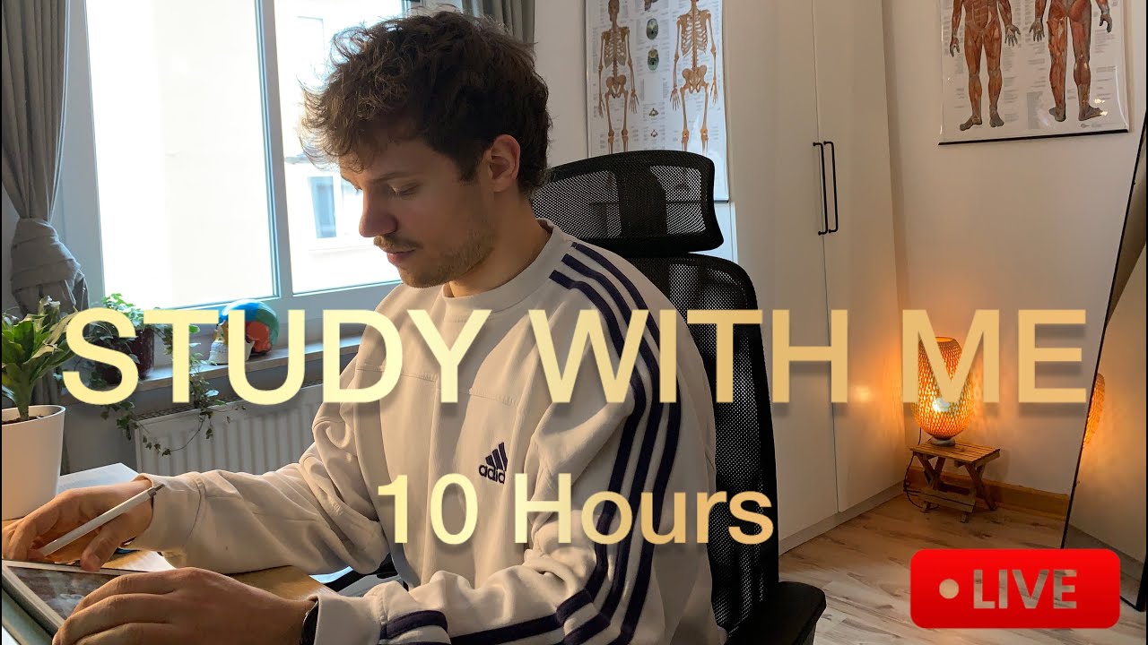 LIVE Study With Me 🌧️ | 10+-Hour Deep Focus Pomodoro Session with Rain Sounds