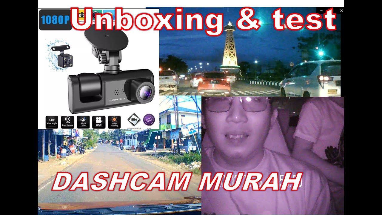 Unboxing & Test DashCam mobil murah