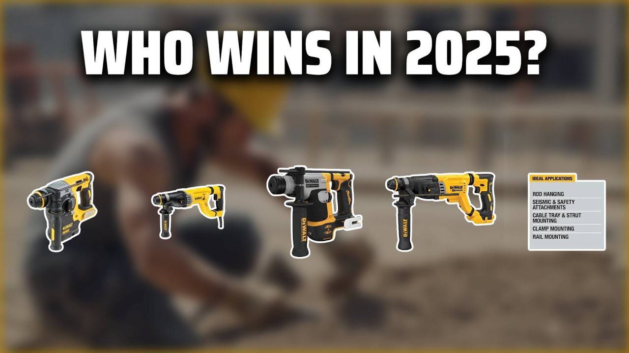 The Top 5 Best DeWalt SDS Hammer in 2025 - Must Watch Before Buying!