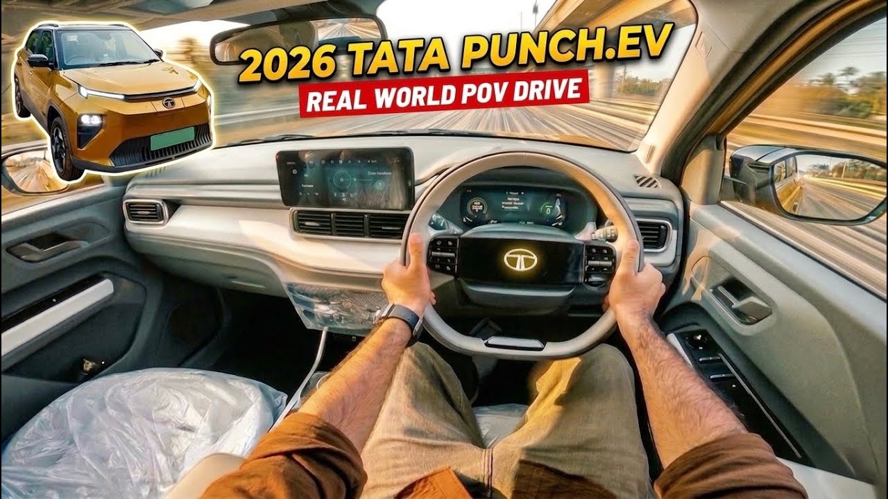 2026 Tata Punch ev POV Drive | Real World POV Review | Worth the Hype? ⚡