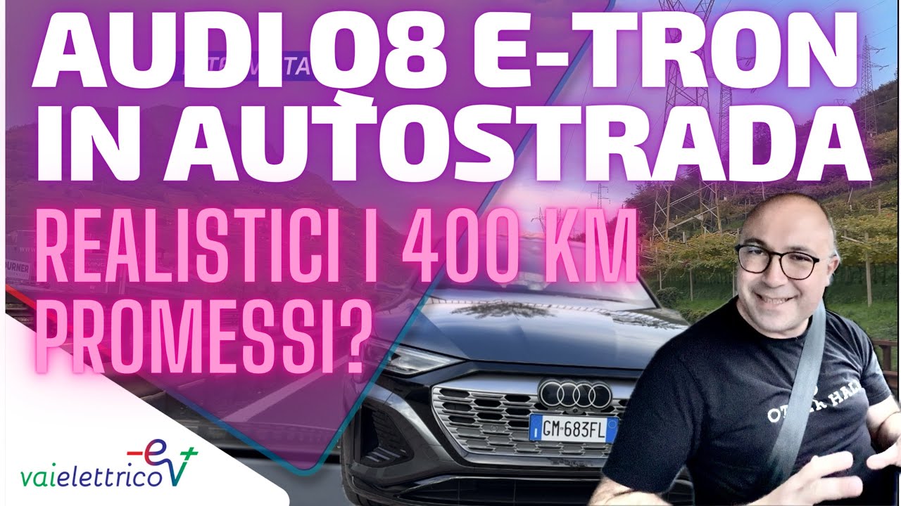 AUDI Q8 e-tron 55 quattro in AUTOSTRADA! 400 km sono DAVVERO POSSIBILI?