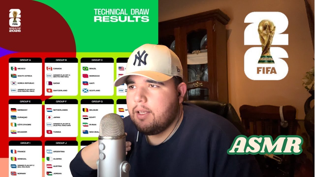 ASMR - FASE DE GRUPOS MUNDIAL 2026 Y PREDICCIONES, ¿HASTA DÓNDE LLEGARÁ MÉXICO?