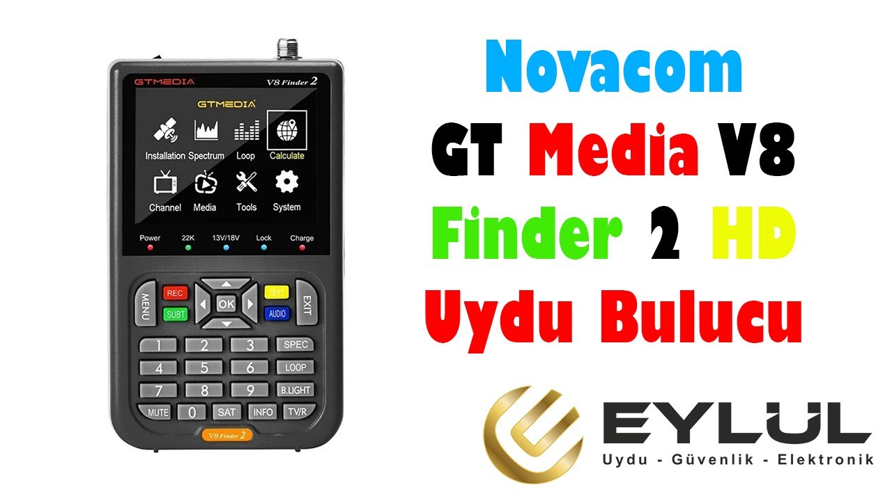 Novacom GT Media V8 Finder 2 HD Uydu Bulucu