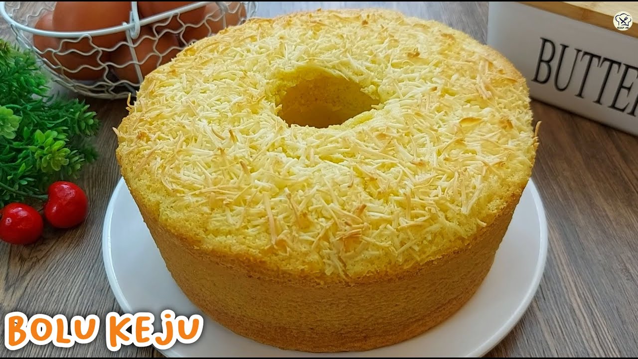 RESEP BOLU KEJU PANGGANG 4 TELUR SUPER EMPUK LEMBUT DAN WANGI