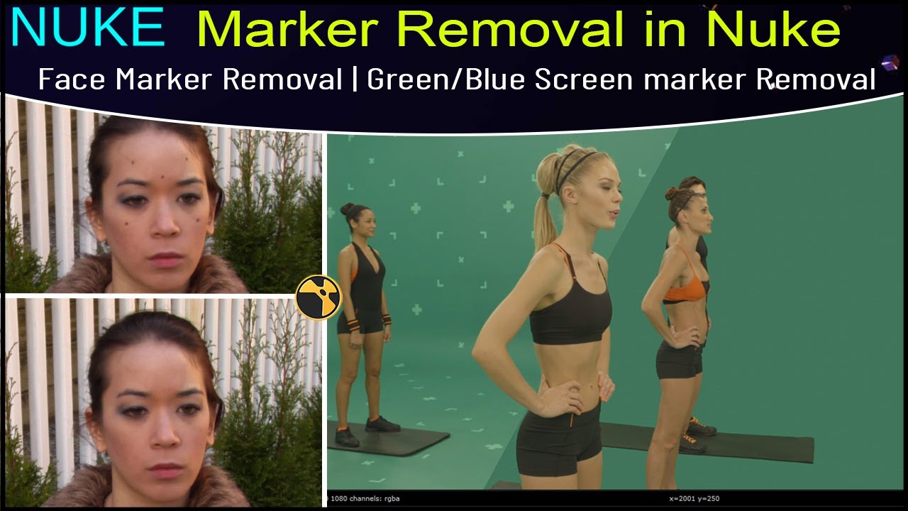 Nuke Tutorial – Marker Removal in Nuke | Face Marker Removal | Green Screen Marker Removal in Nuke