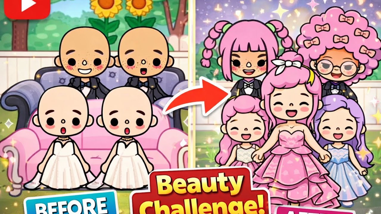 Beauty Challenge. |SunBoca   ITocaBoca |TocaHouse  |TocaLifeWorld 