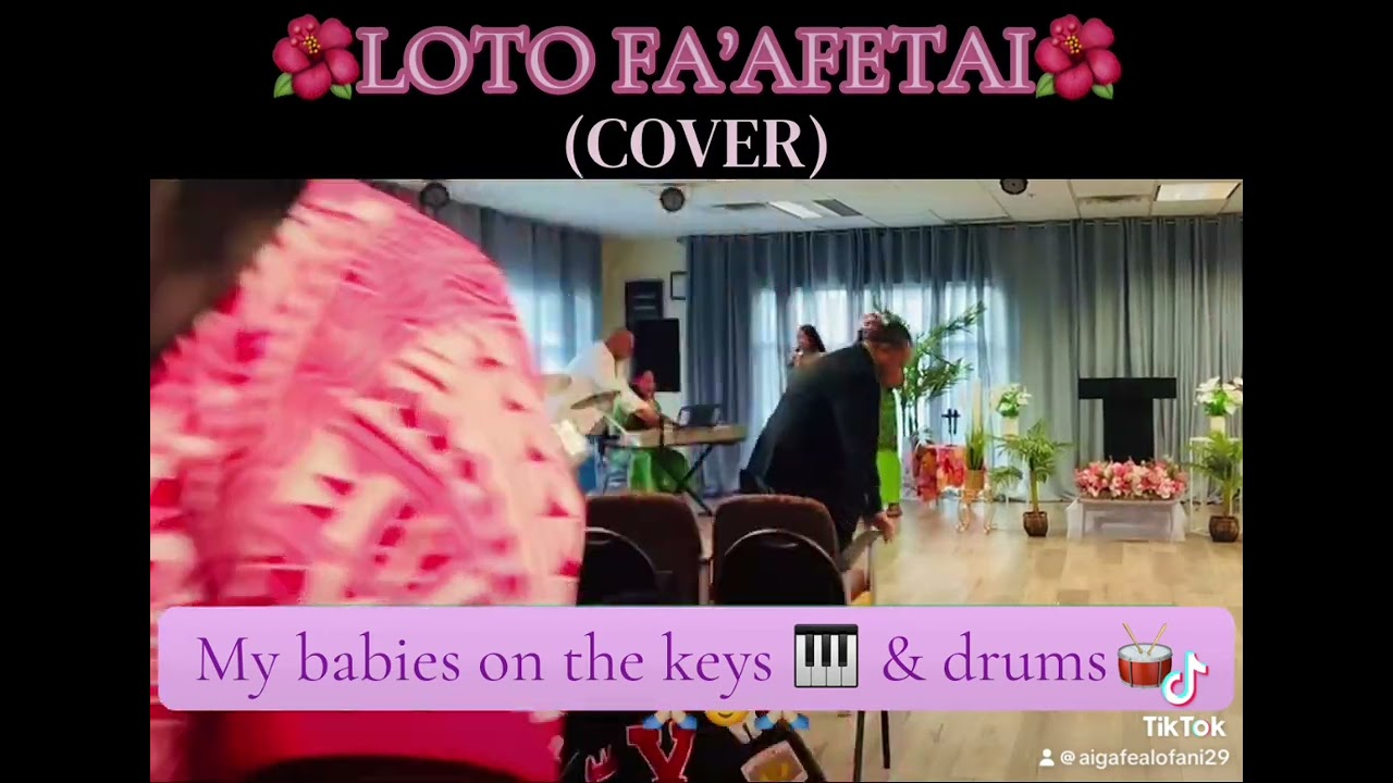 LOTO FAAFETAI (cover)  Jedalliah on the the keys & LJ on the drums🥁 (Loving Grace Ministry-Vegas)