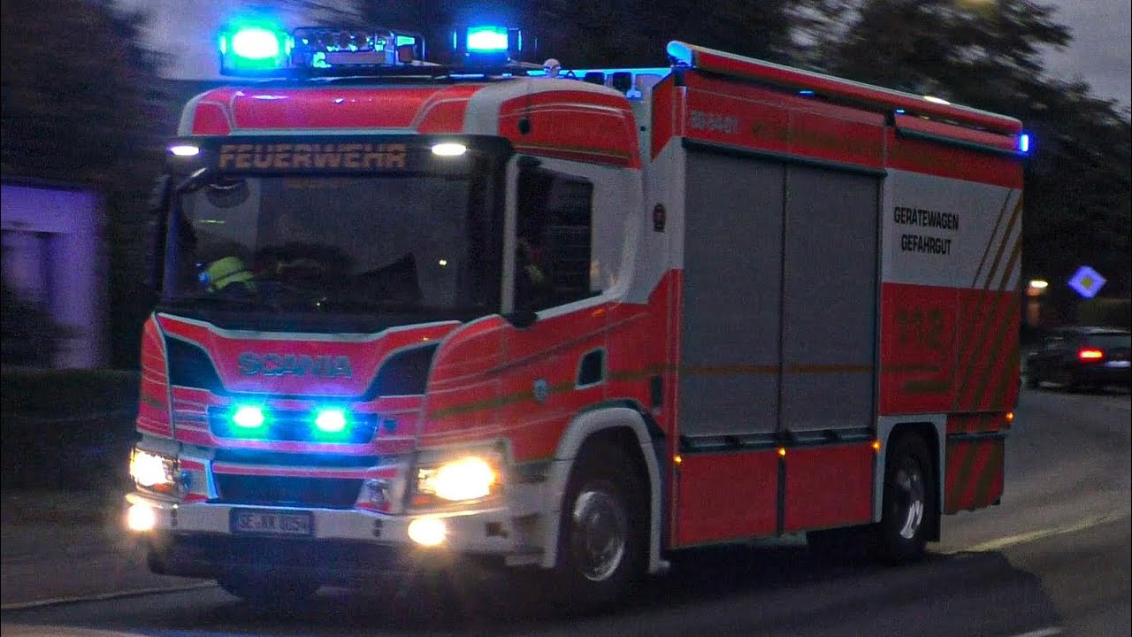 [TH X - Scania Power mit Bullhorn!] Einsatzfahrten Freiwillige Feuerwehren Kreis Segeberg in Kisdorf