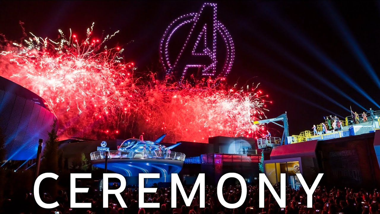 [4K] Avengers Campus Paris Ceremony - Disneyland Paris