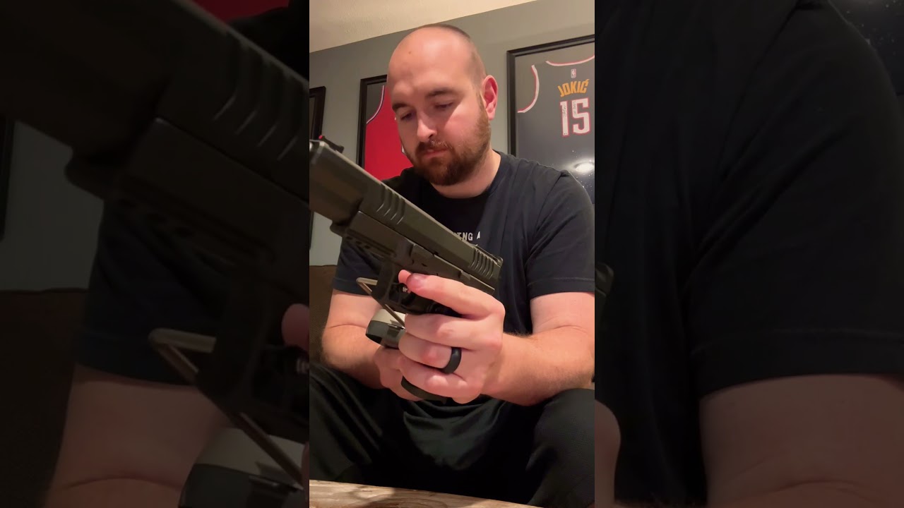 Springfield XDM 9 trigger weight #gun #pistol #springfield #xd #xdm #9mm