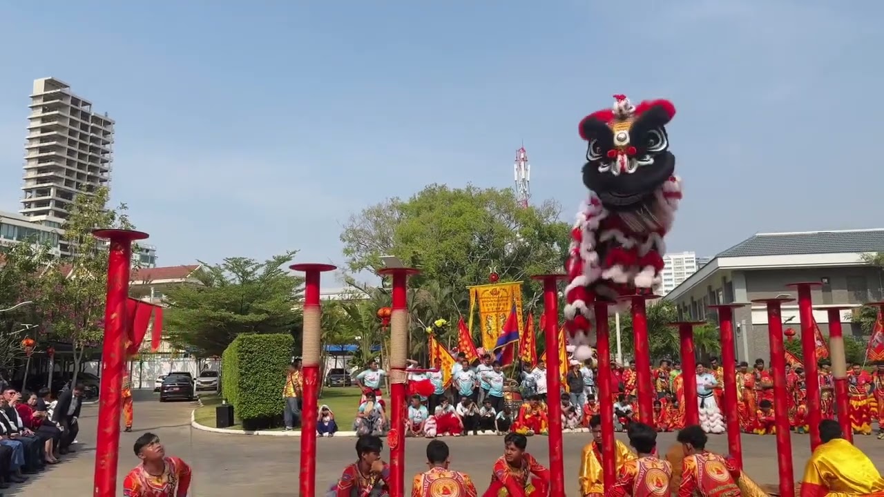 The Lion dance teams #liondance 