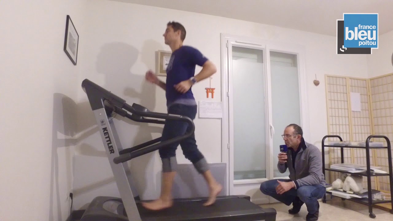 Travail avec le Podologue sur le  Tapis Course
