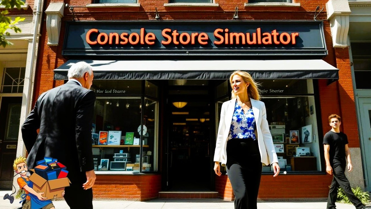 Console Store Simulator - Owning Our Own Games Console Store Buying & Selling Games Consoles