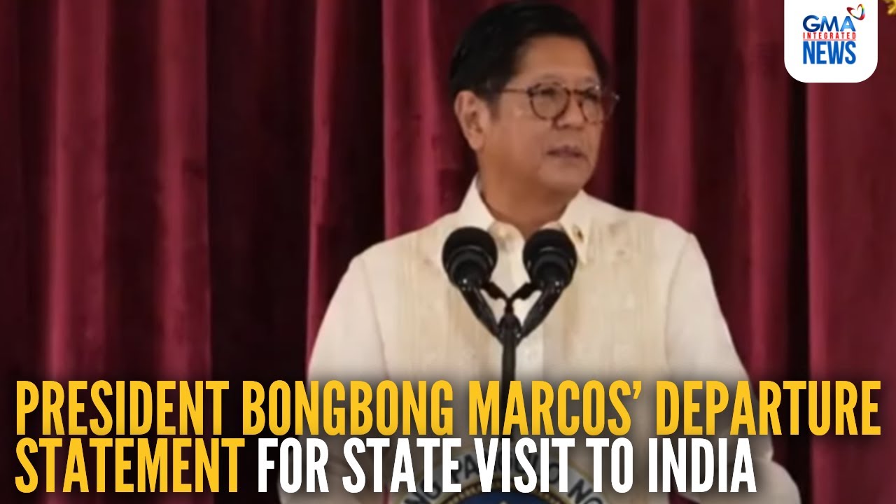 LIVE - PBBM's departure statement for state visit to India - Replay | GMA Integrated News