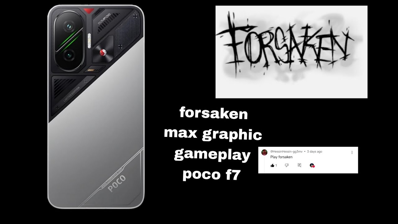 Poco f7 roblox forsaken max graphic gameplay @TanmayrblxGaming