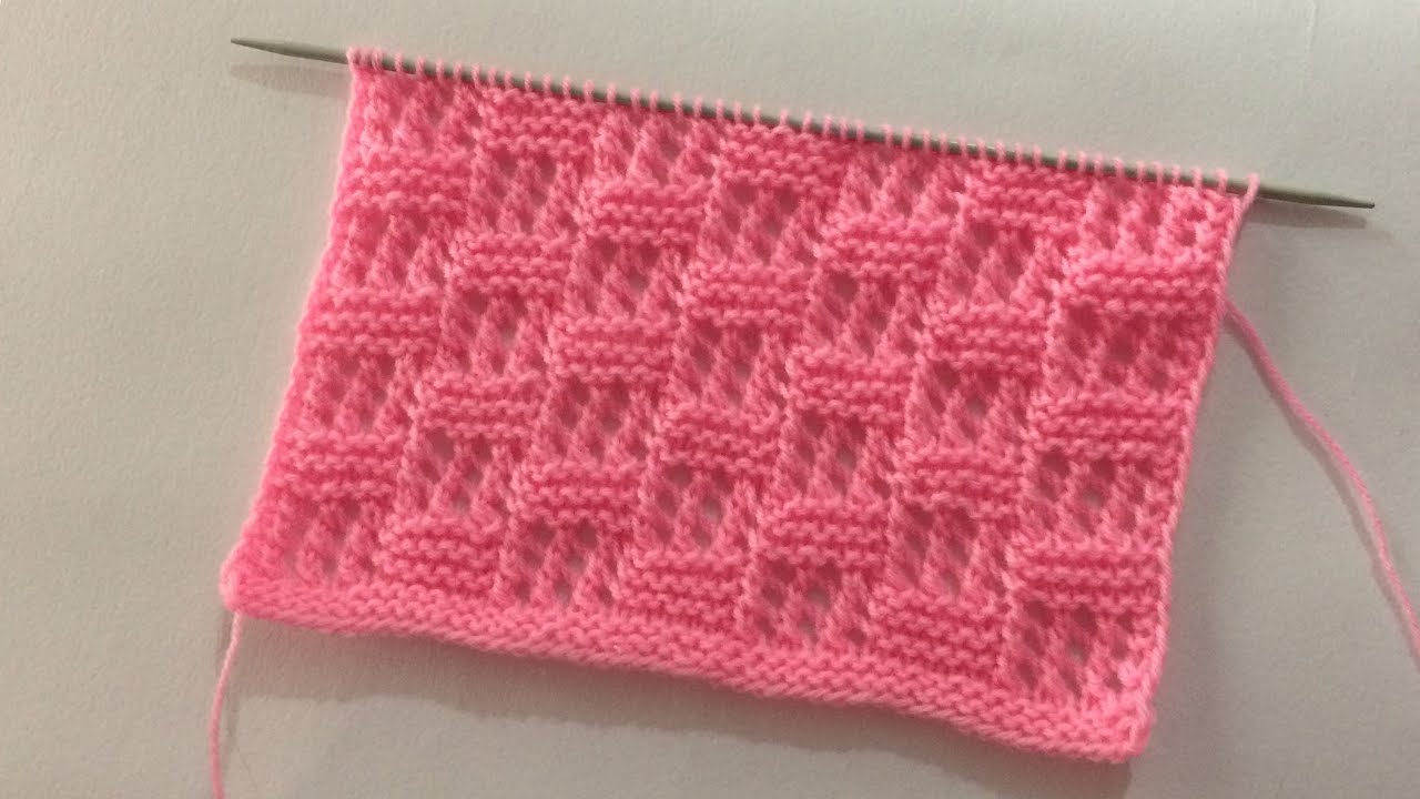 Very Pretty Knitting Stitch Pattern For Ladies Sweater/Cardigan/Shawl