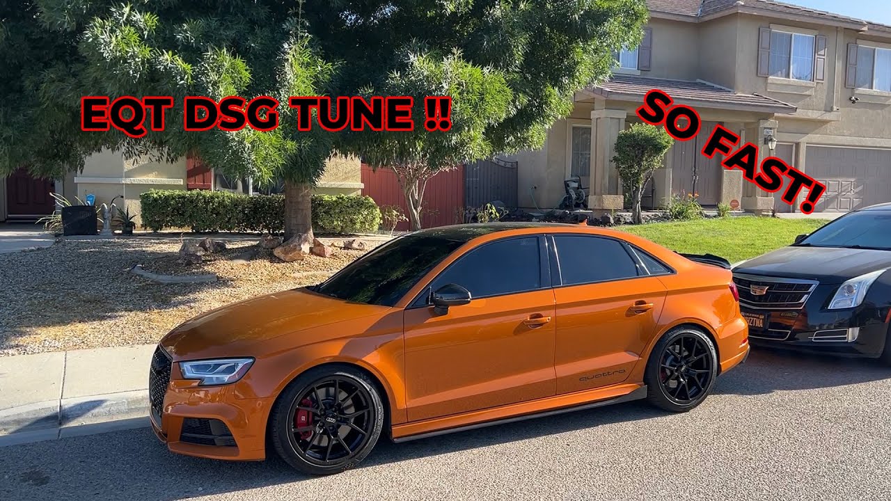 DSG TUNE ON MY AUDI S3!! SHIFTS SO FAST!! (AUDI A3/S3/RS3)