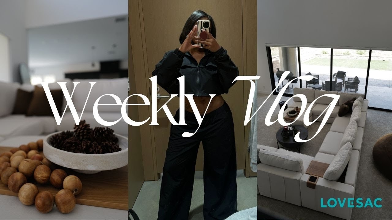 WEEKLY VLOG ♡ LOVE SAC UNBOXING | RECIPES | SHOPPING