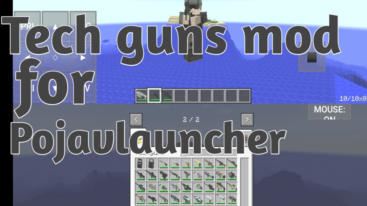 How to get tech guns mod for pojavlauncher