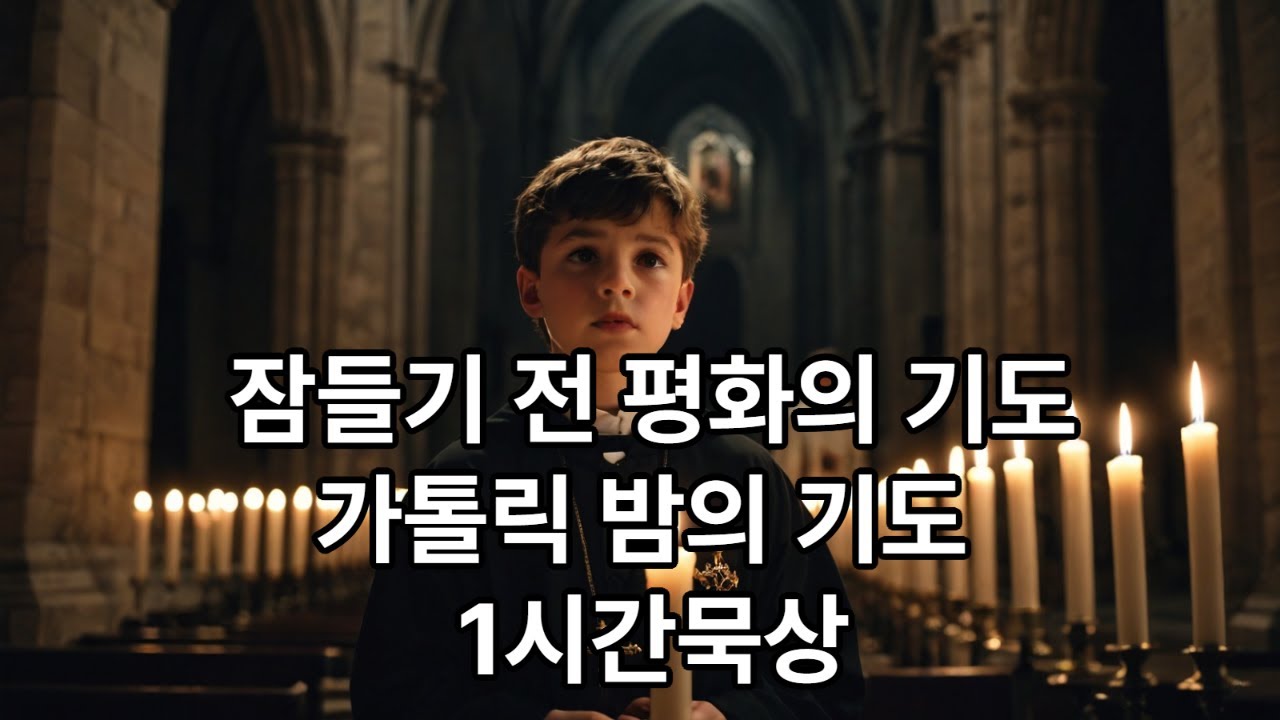 잠들기전 듣는 그레고리안성가 가톨릭 밤의기도 1시간묵상