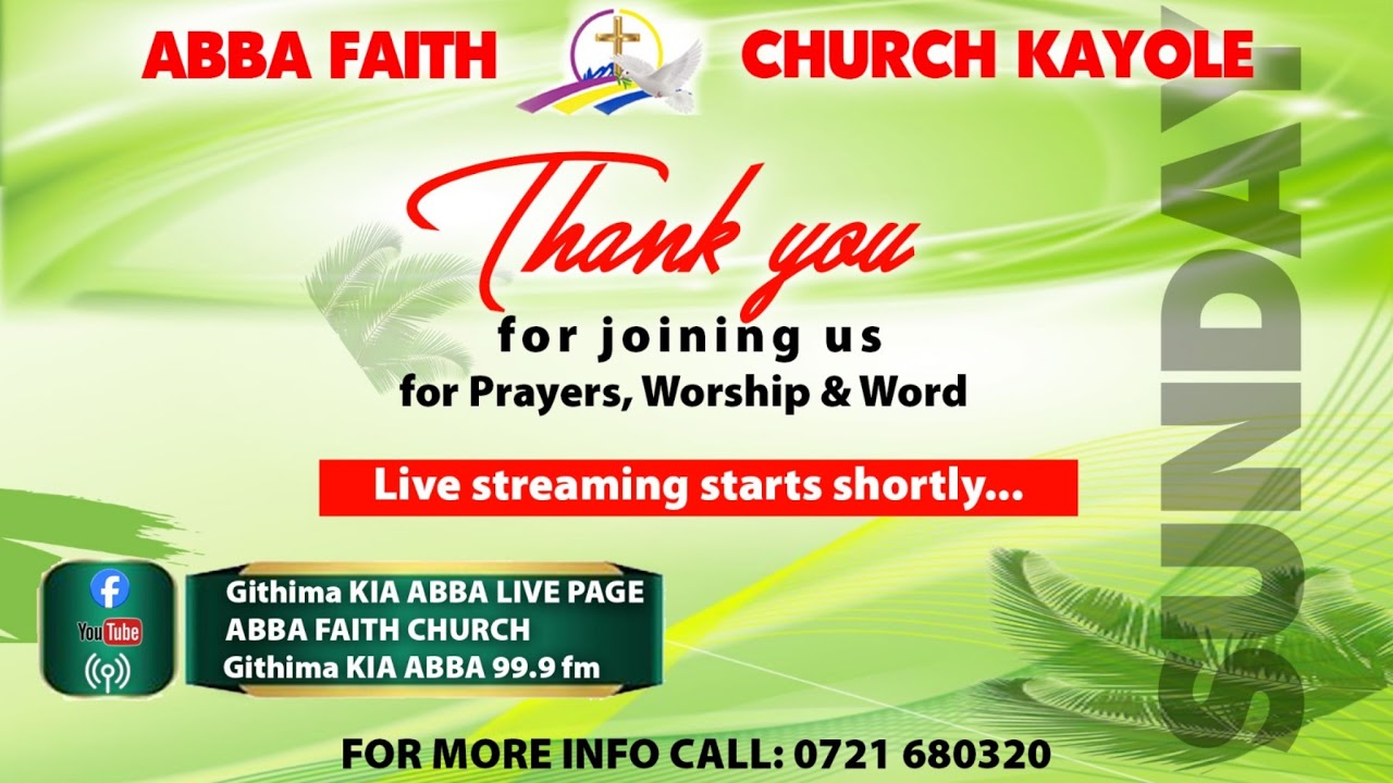 ABBA FAITH CHURCH || DISCIPLESHIP SERVICE || ALEXANDER NJONDE MTUME MINISTERING
