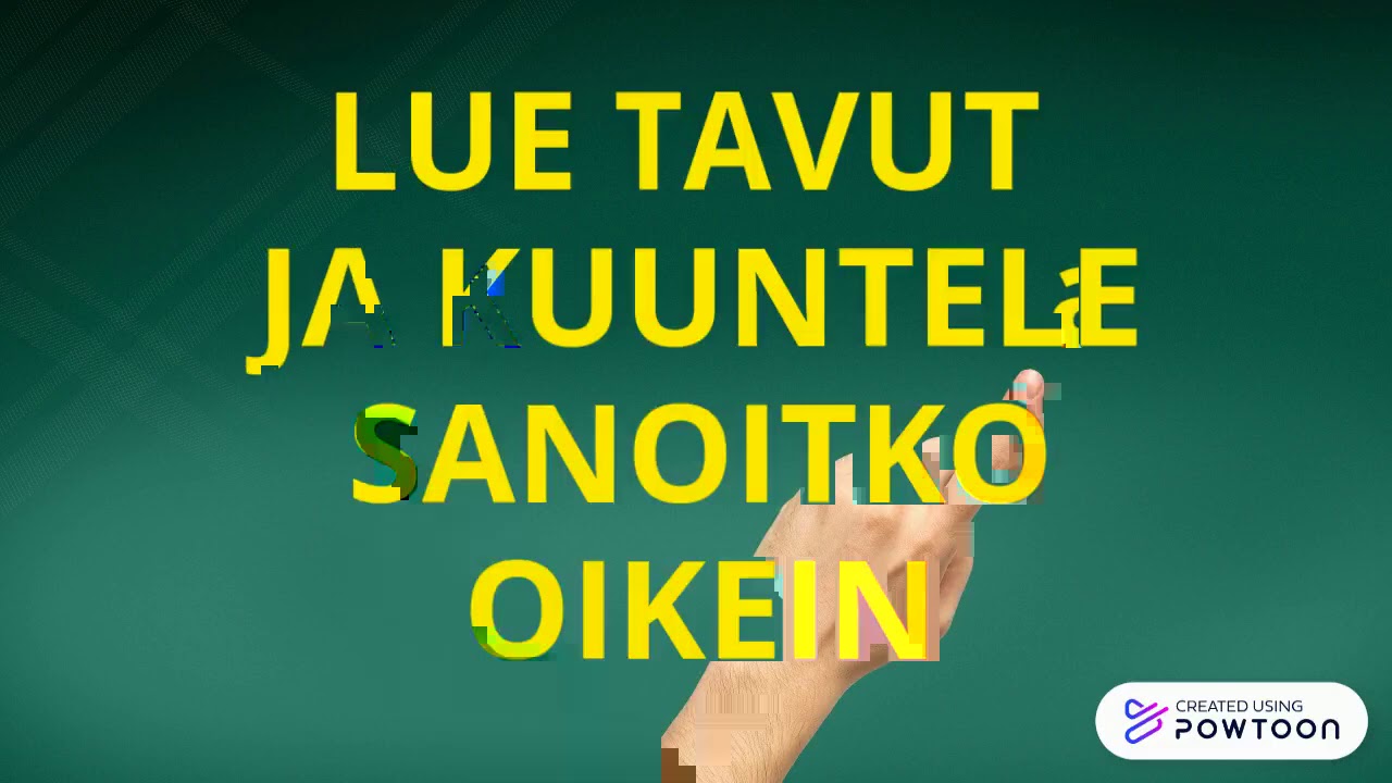 3. Opettele: kaksikirjaimiset tavut