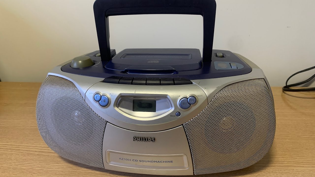 Restauração: Aparelho Philips AZ-1004 CD SoundMachine