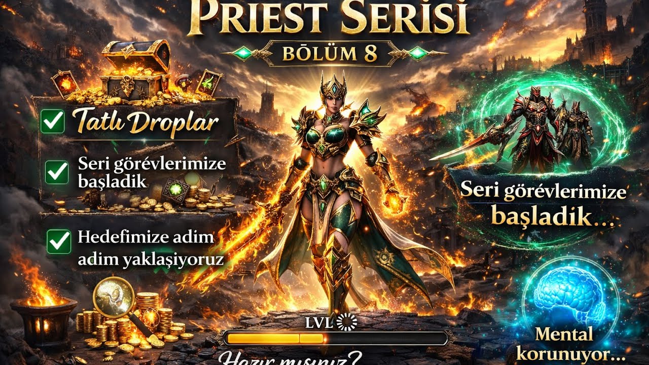 [DESTAN] SIFIRDAN İNT PRİEST Bölüm#8 #knightonline #gameplay