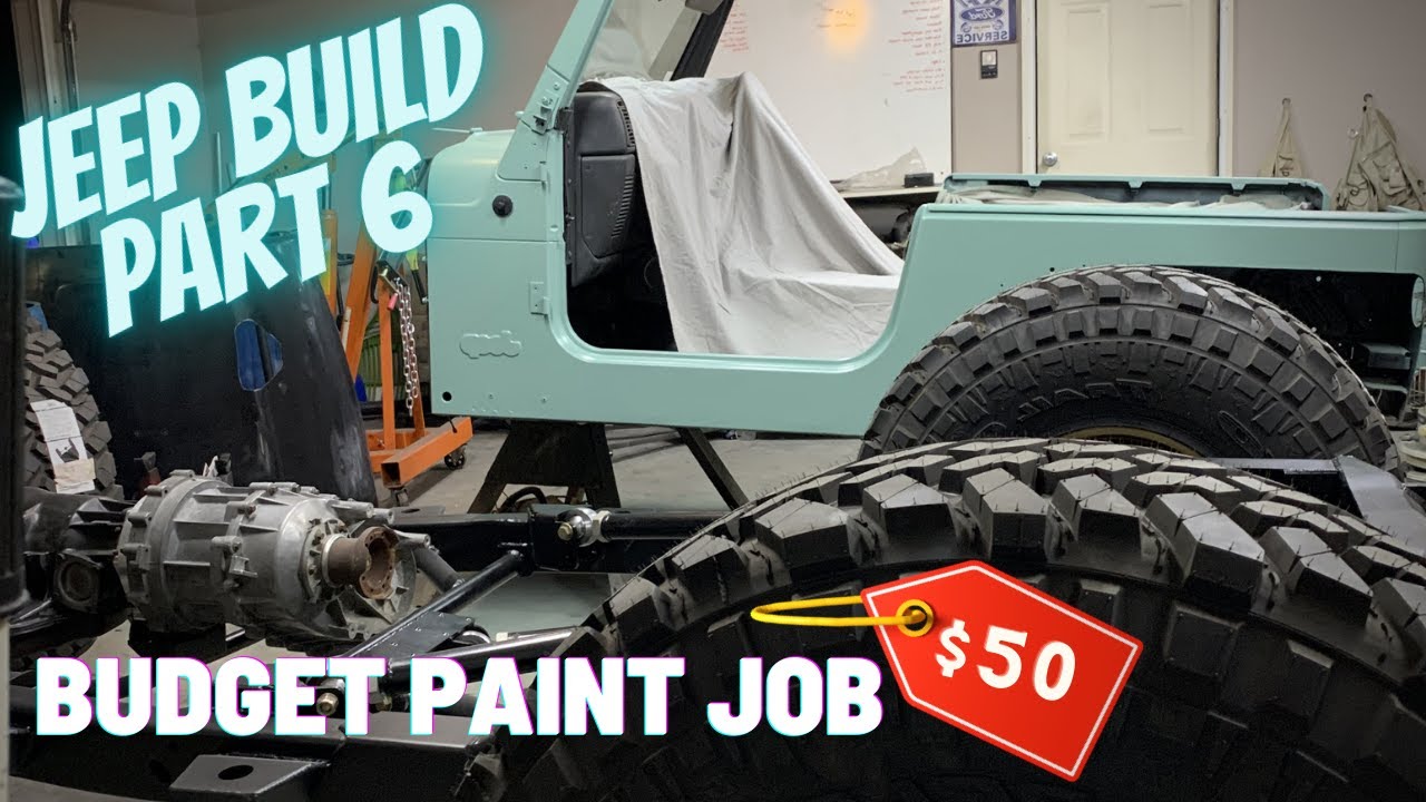 I spray painted my jeep - Jeep build pt 6