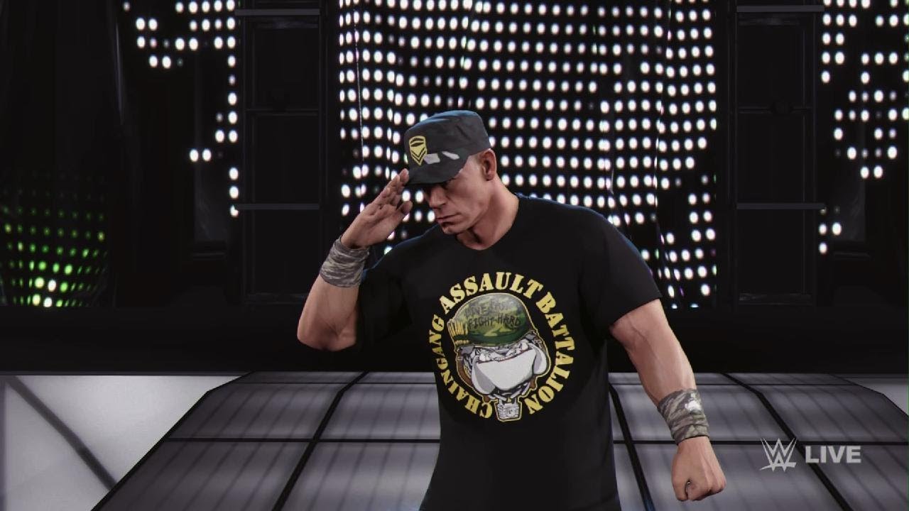 WWE 2K25 John Cena 07 vs Josh Briggs