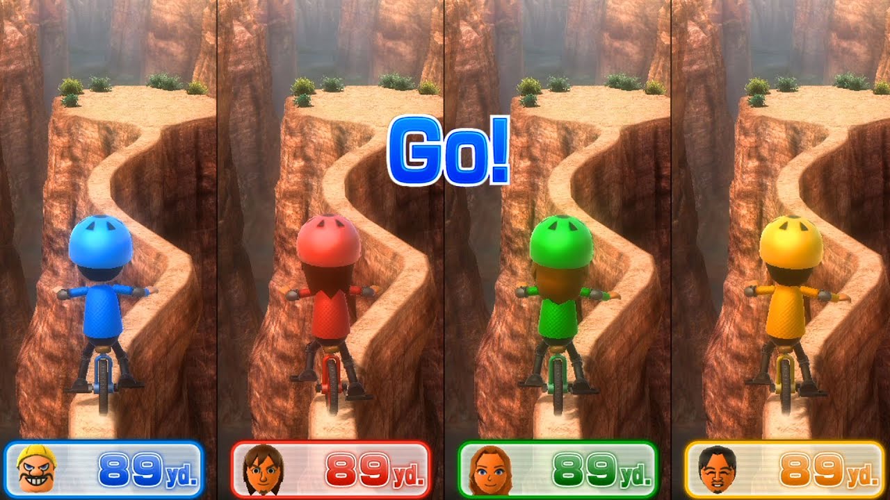 Wii Party U Minigames - Wario Vs Yuya Vs Araceli Vs Jianjun (Master Difficulty)