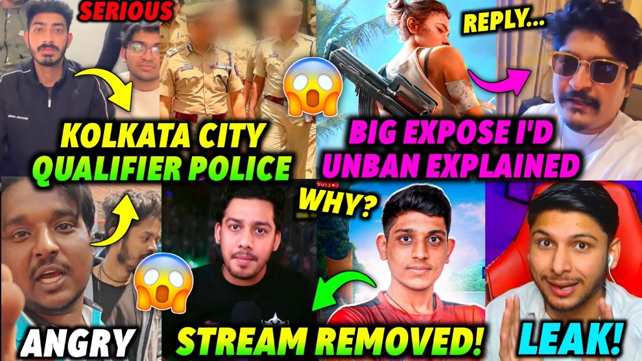FFMIC Kolkata Qualifier Cancel ❌ Police 🚨, TG Mafia Stream Removed 🤯, Gyan Gaming ID Unban Matter 😡