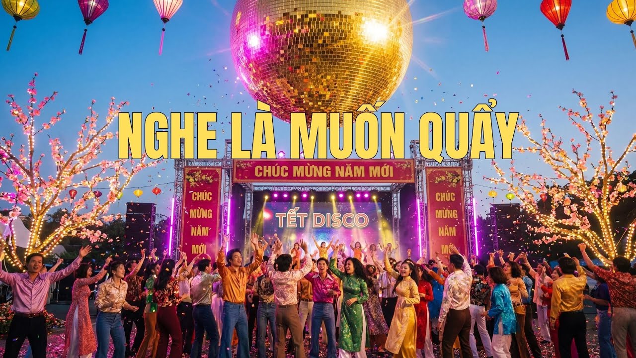 Nhạc Tết Disco Cực Phẩm | Liên Khúc Xuân Xưa Phối Mới Sôi Động (Modern Talking Style)