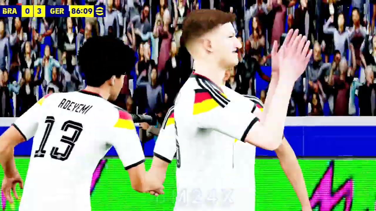 Brazil vs Germany | FIFA World Cup 2026 | Full Efootball Match #worldcup2026 #worldcupgameplay