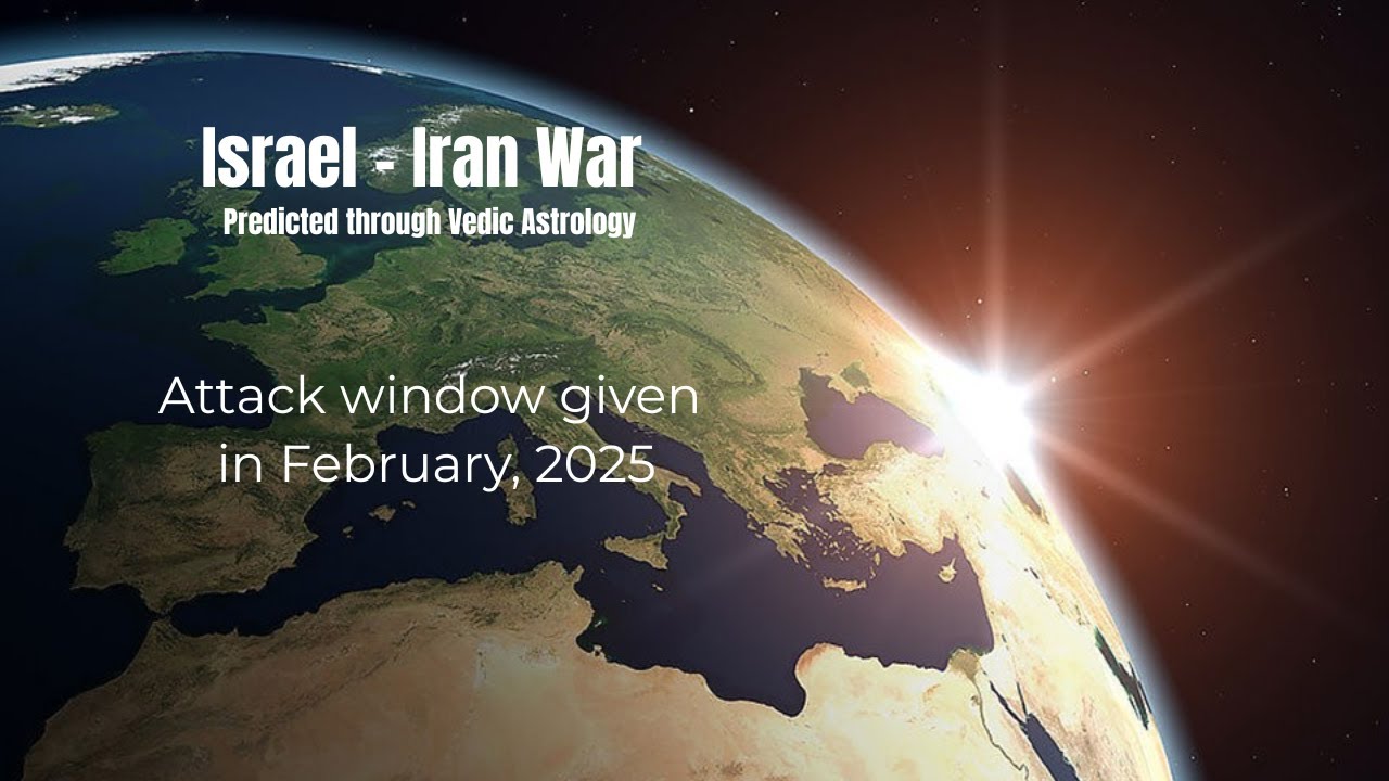 Accurate Prediction of the Israel-Iran War by James Kelleher| June 13th Attack,  Vedic Astrology